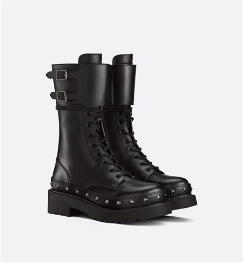 Diorquake Boot Black Calfskin 